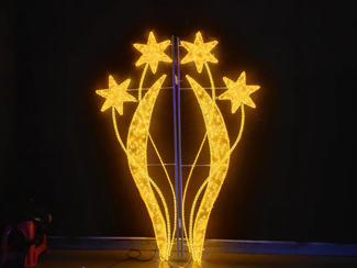 LED灯杆造型灯：城市空间的光影雕塑